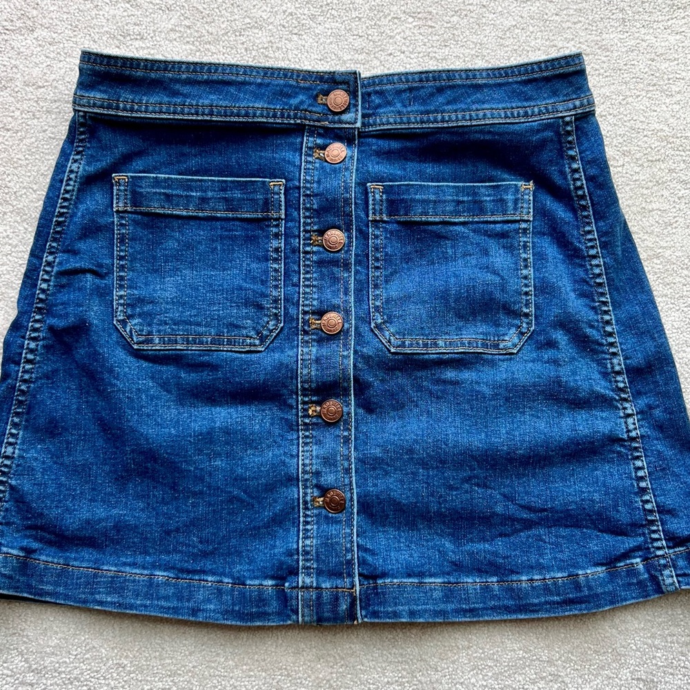 **SOLD** Madewell denim skirt